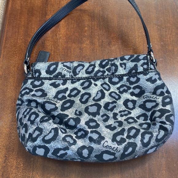 Coach leopard print bag - Picture 2 of 4
